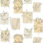 LITTLE GREENE 50S LINE PAPERS HERBES WALLPAPER